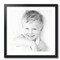 ArtToFrames 24x24" Matted Picture Frame with 20x20" Single Mat Photo Opening Framed in 1.25" Black and 2" Mat (FWM-3926-24x24)